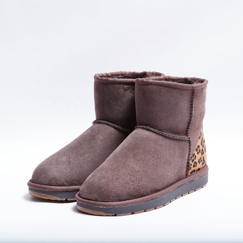 Australian Made Shearers UGG Mini Short Boots with Animal Print Patch ...